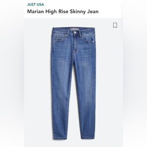 Just USA Marian high rise skinny Jean